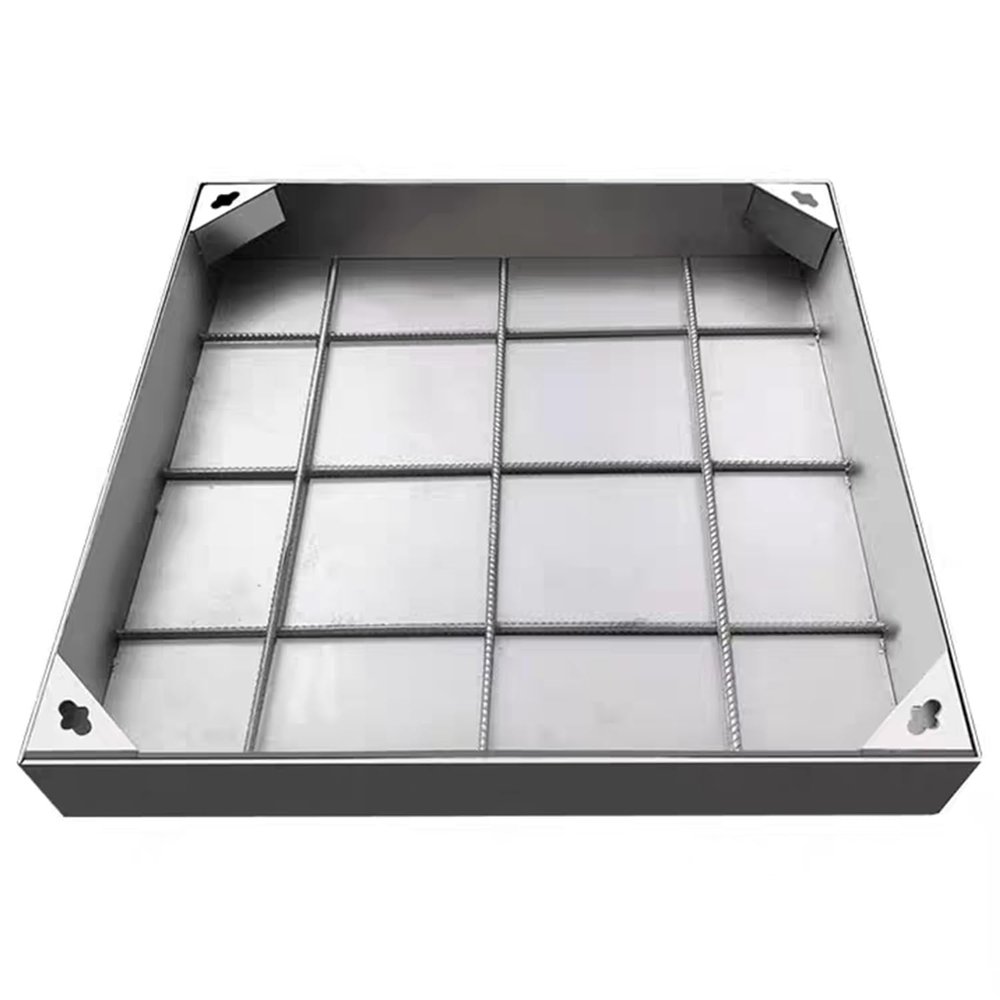 304 Stainless Steel Manhole Cover and Frame, 800 x 800 x 50 mm
