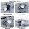 12 Pack Adjustable Waist Extension Buttons view 3