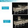 Aluminum Curtain Track, Heavy-Duty Ceiling Track for Large Curtains, Adjustable Room Divider, 50–600 cm view 4