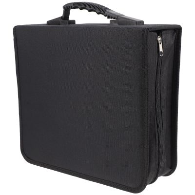 Kichvoe Large CD/DVD Storage Case for 240 Discs with Carry Handle and Dust Protection