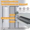 Folding Interior Door Complete Set, No Drilling, Custom Size, Honeycomb Design view 4