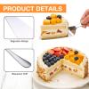 Vyqrx Cake Server Stainless Steel - Cake Lifter & Spatula with Serrated Edge view 3