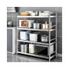 Kitchen Rack, Countertop Shelf, Sturdy, Easy-Clean, Freestanding, 120 x 45 x 150 cm view 1