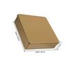 OSALADI Large Metal Cookie Tin, Square Storage Box view 2