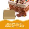 OSALADI Large Metal Cookie Tin, Square Storage Box view 3