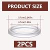 2-Pack Brew Group Seal Ring, 47mm Silicone view 2