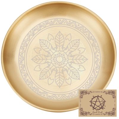 CREATCABIN Floral Altar Ritual Plate
