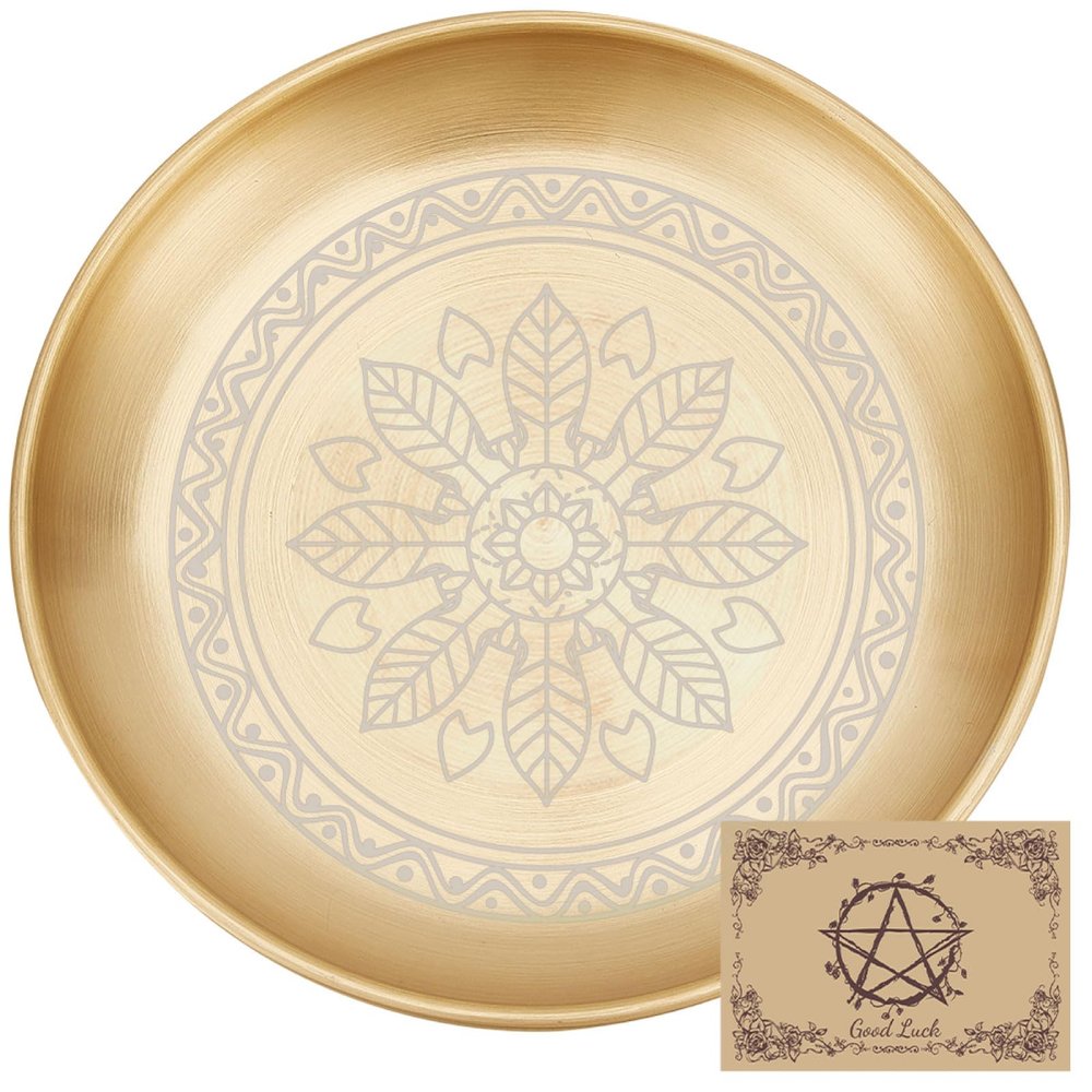 CREATCABIN Floral Altar Ritual Plate