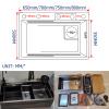 Stainless Steel Kitchen Sink, 75 x 50 cm, with Waterfall Faucet, 1 Bowl, Undermount Design view 2