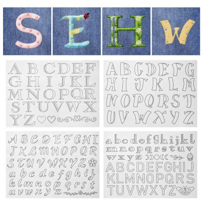 Water-Soluble Embroidery Templates