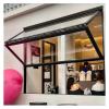 le Concess 85 Folding Service Window with Safety Lock, Aluminum, F-Bracket, 100 x 100 cm view 1