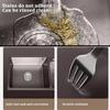 Pull-Out Kitchen Faucet, Stainless Steel, Easy Installation, Modern Design, Gray, 78 x 43 x 20 cm view 3