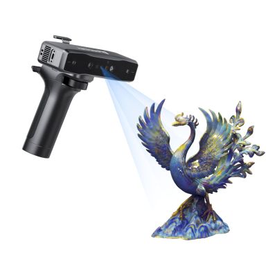Creality Otter Lite 3D Scanner for All Sizes, 30 FPS, Wi-Fi 6 Wireless Scanning, 0.05 mm Accuracy, Four-Eye Design, One-Shot 3D, DOE 3D Structured-Light Technology
