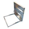 Hydraulic Buffer Rods for Basement Hatch Cover, 304 Stainless Steel Attic Hatch with Locking Clip, Roof Access Door (68 x 68 cm) view 1