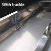 Hydraulic Buffer Rods for Basement Hatch Cover, 304 Stainless Steel Attic Hatch with Locking Clip, Roof Access Door (68 x 68 cm) view 4