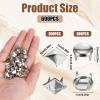 Nogeqi 600 Pcs Studs for Clothing view 4