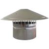 Weatherproof 18 cm Stainless Steel Round Chimney Cap for Roof Chimneys and Range Hood Ducts view 1