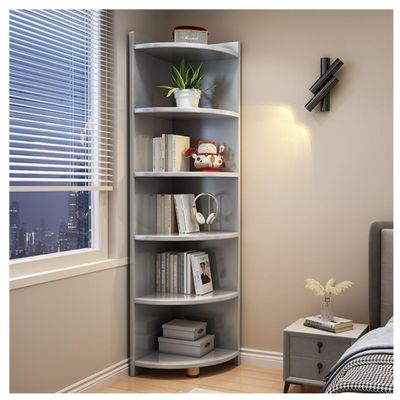 6-Tier Corner Shelf, Plant Stand & Bookshelf