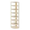 Multi-Tier Corner Shelf, 8-Tier Plastic Storage Rack view 1