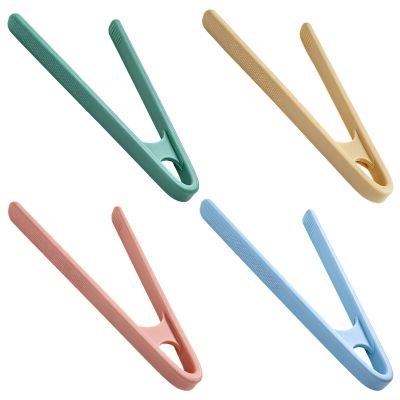Mini Silicone Tongs Set, 4 Pieces