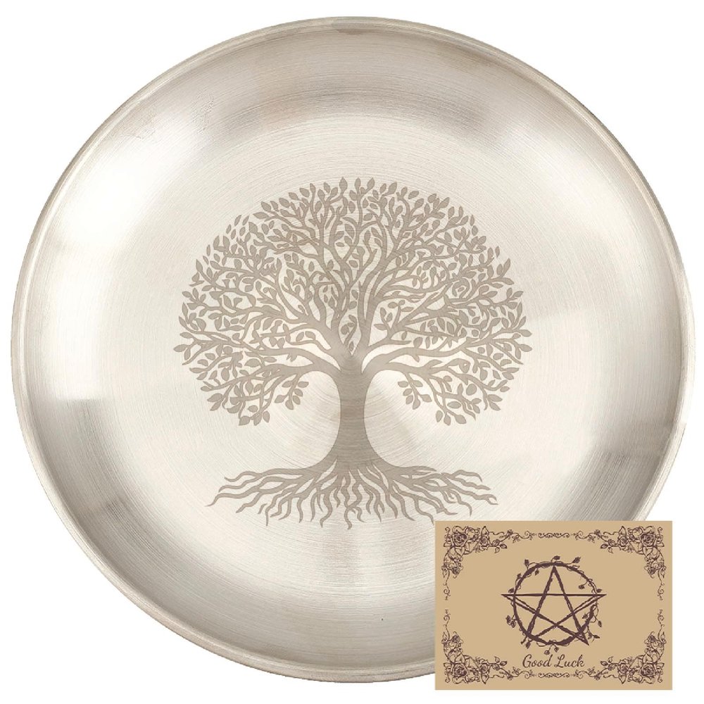 CREATCABIN Altar Ritual Plate Tree of Life