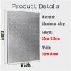 Aluminum Cover for Gas Stove, Oil-Resistant, Fire-Resistant Plate for Air Fryer/Pressure Cooker, 110 x 30 cm, Kitchen Protection view 2