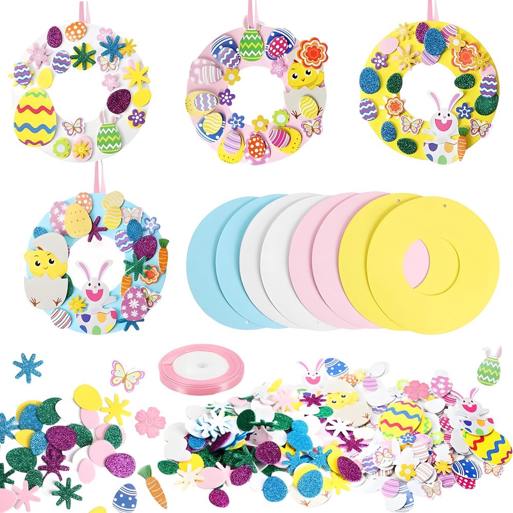8-Piece Easter Craft Set for Kids