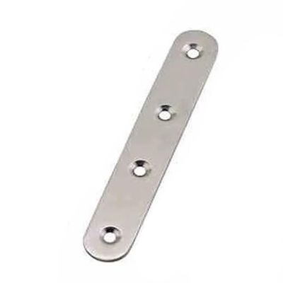 XXHNBF Furniture Corner Connectors, 2-Piece Set, Thickened Stainless Steel, 127-Degree Right-Angle Hardware, 125 x 38 x 3.0 mm