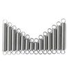 1 Pc 304 Stainless Steel Extension Spring, 1.5 x 12 x 250 mm view 2