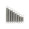 1 Pc 304 Stainless Steel Extension Spring, 1.5 x 12 x 250 mm view 4