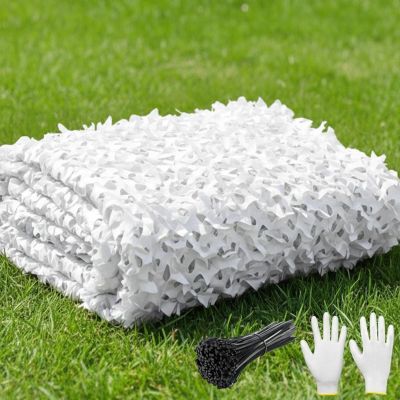 Sunshade Camouflage Net, Hunting Camo Mesh for Camping, Games, Gardens and Parties (W 4 x H 4.5 m)