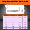 PB Pan-Head Wood Construction Screws with Cutting Notch, Stainless Steel A2 | ISO 9250 | 10 pcs. - 6.0 x 40 mm | Pan-Head Screw with Cutting Notch | Rust-Resistant | Coated in Germany | RAL 9005 Matte Black view 2