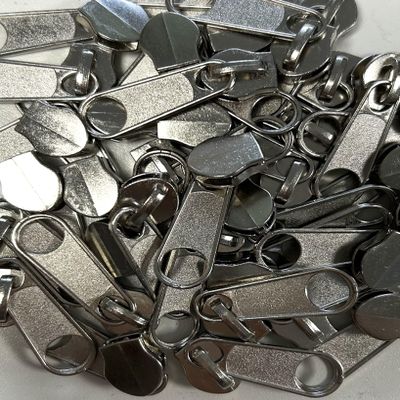 20 Metal Zipper Sliders for 5mm Continuous Zipper - 27 Colors