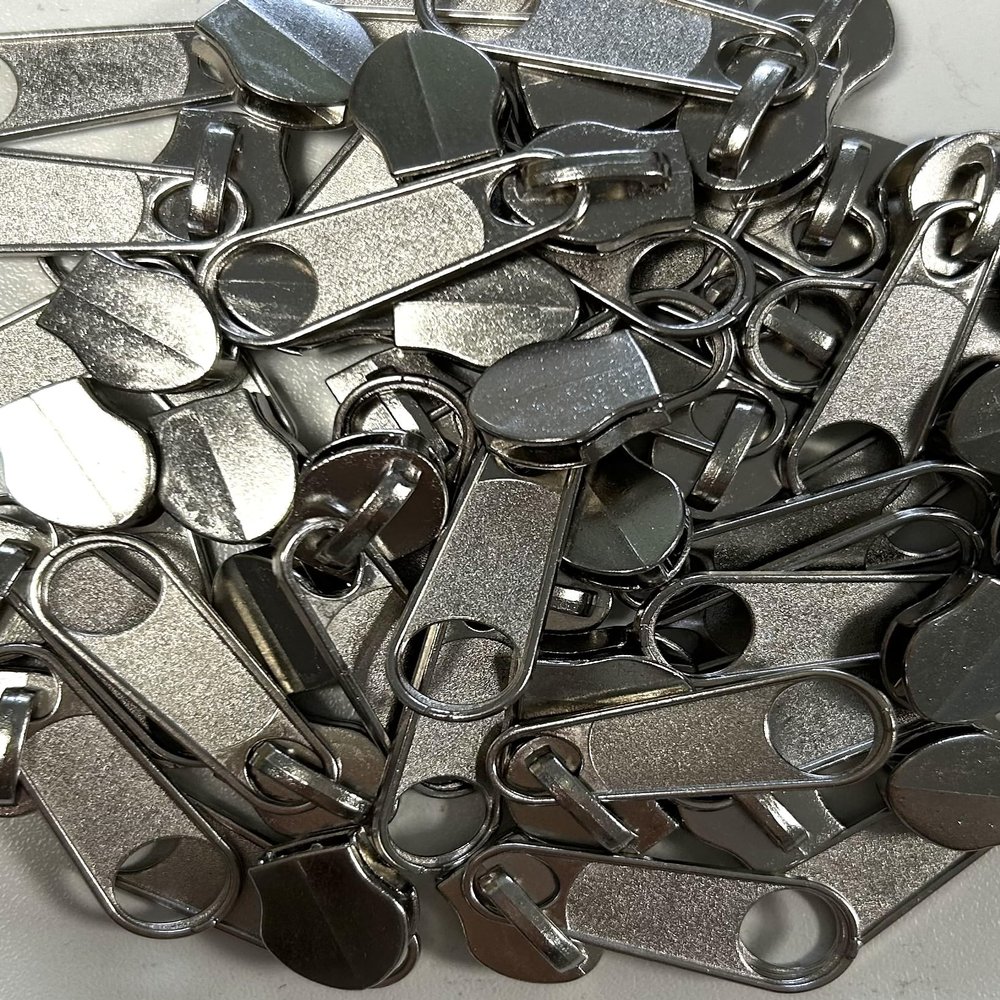 20 Metal Zipper Sliders for 5mm Continuous Zipper - 27 Colors