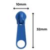 20 Metal Zipper Sliders for 5mm Continuous Zipper - 27 Colors view 2