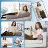 seokor Soft Bolster Neck Pillow, Removable Cover, Multifunctional Roll Pillow for Beds and Sofas, Color 5, 15 x 80 cm / 6 x 31 in view 2
