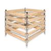 Gartenwelt Riegelsberger Larch Wood Composter, 100 x 100 cm, 80 cm High view 1