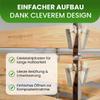 Gartenwelt Riegelsberger Larch Wood Composter, 100 x 100 cm, 80 cm High view 2