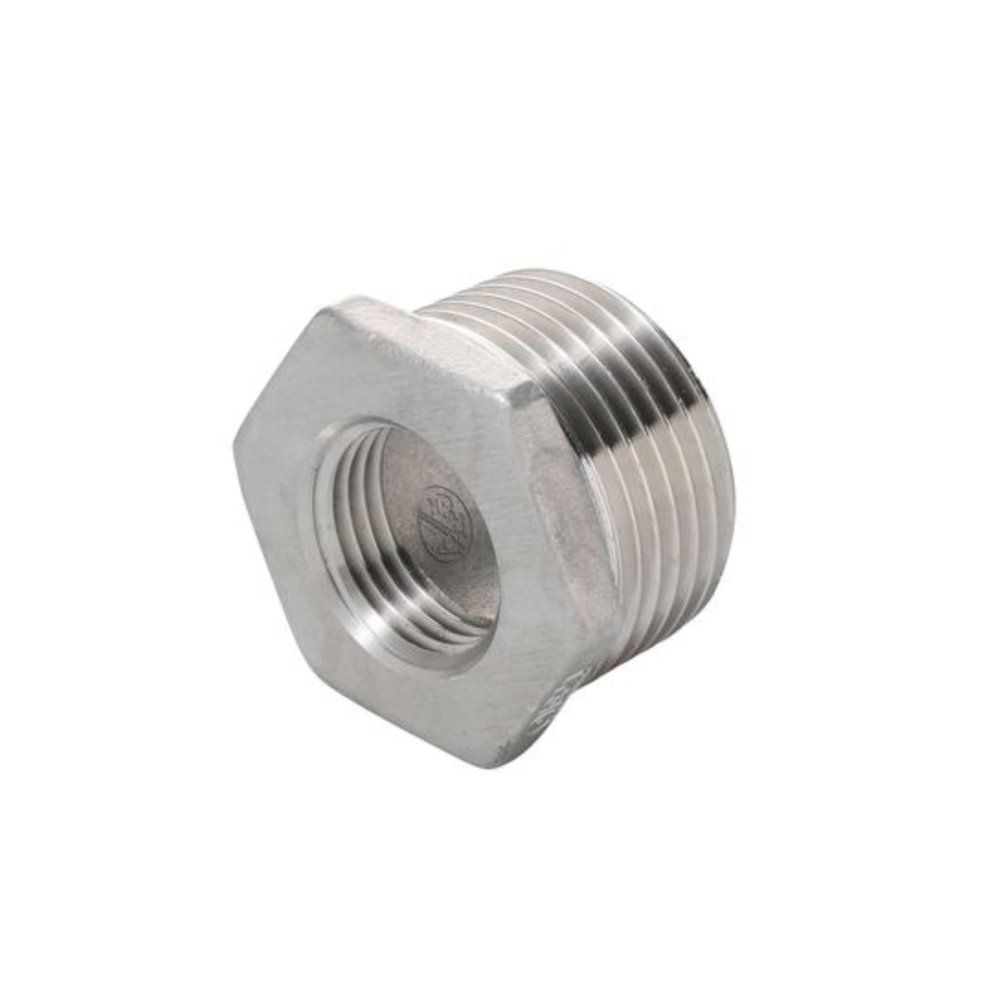 Stainless Steel Blanking Plug, Male Thread, 1/2 in