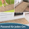ANRO Velvet Beige Runner Rug for Hallway, Kitchen or Bedroom, Non-Slip, Washable, 65 x 100 cm view 3
