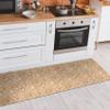 ANRO Velvet Beige Runner Rug for Hallway, Kitchen or Bedroom, Non-Slip, Washable, 65 x 100 cm view 4