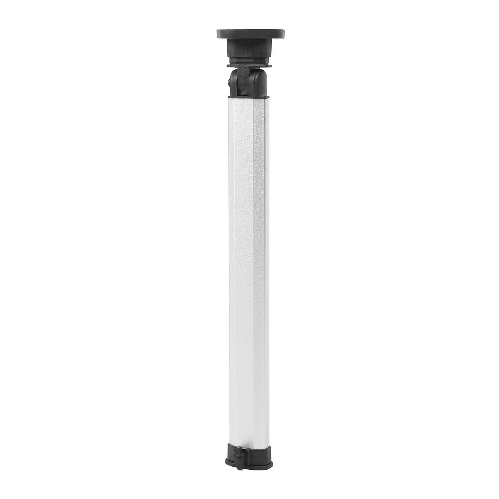 FAUOSWUK RV Table Leg, Folding and Telescopic, Aluminum Alloy Support Leg, 515–795 mm, for Boats and Yachts, Silver