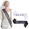 Oxxggkao Luxurise Wedding Sash with Lace Details view 2