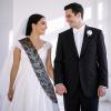 Oxxggkao Luxurise Wedding Sash with Lace Details view 4