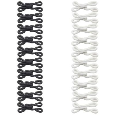 20 Pack Fabric-Covered Fur Coat Clasps