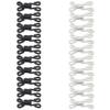 20 Pack Fabric-Covered Fur Coat Clasps view 1