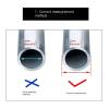 Cross Pipe Clamps, 1-Piece Double U-Shaped Stainless Steel 304 Clamp, Multiple Sizes (M6 x 50 x 25 mm) view 2