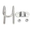 Cross Pipe Clamps, 1-Piece Double U-Shaped Stainless Steel 304 Clamp, Multiple Sizes (M6 x 50 x 25 mm) view 4