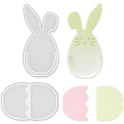 GWEOR Easter Bunny Silicone Mold and Storage Box