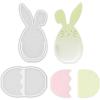 GWEOR Easter Bunny Silicone Mold and Storage Box view 1